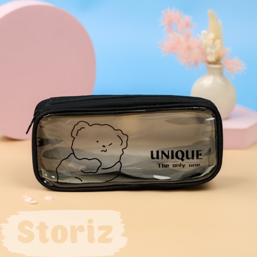 Пенал "Bear Unique" черный 