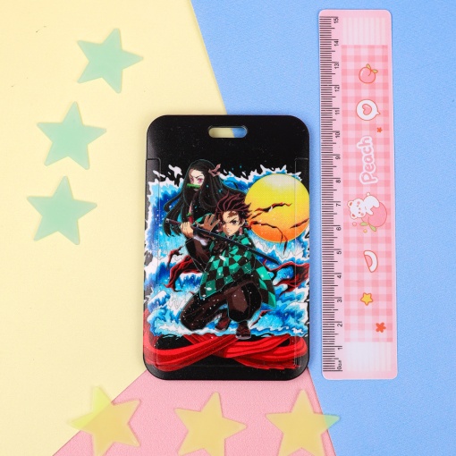 Чехол для карты "Demon Slayer" Nezuko и Tanjiro