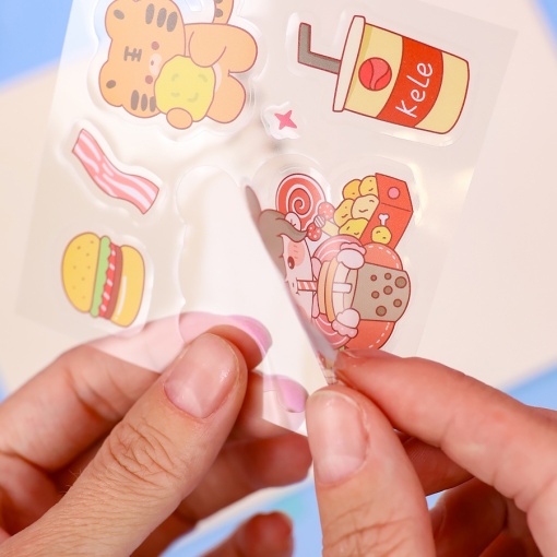 Набор наклеек "Bear cookie" 100 листов.