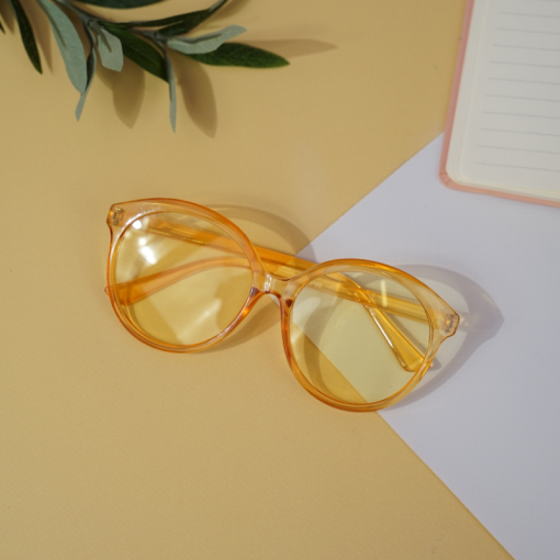 Солнцезащитные очки с чехлом "Color" yellow