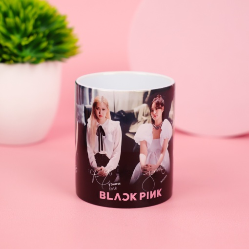 Кружка "K-pop" Black Pink №2, 300 мл оптом со склада!