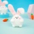 Мягкий брелок "Cute Bunny" белый, 12 см