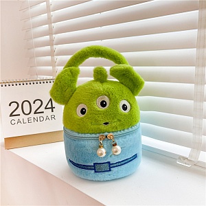 Сумочка плюшевая "Pouch" Little Green Men оптом со склада в Москве