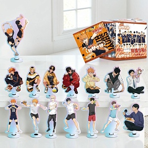 Фигурка акриловая вращающаяся "Haikyu!! team" в ассортименте 1шт оптом