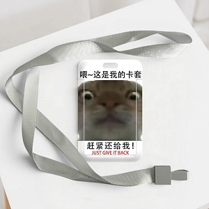 Чехол для карты "Meme cat" just give it back