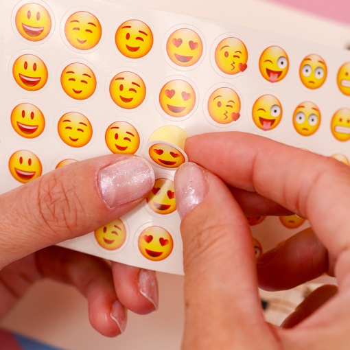 Набор наклеек «Emoji your life» 12 листов