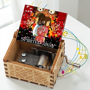 Музыкальная шкатулка "Унесенные призраками" Тихиро и Хаку №2  (цвет. кор.)