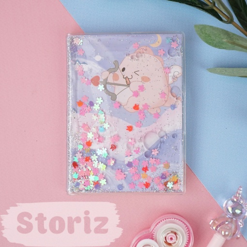 Блокнот с блестками "Cute animal" A7