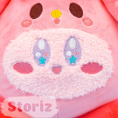 Мягкая игрушка "Кирби в костюме" розовый, 23см