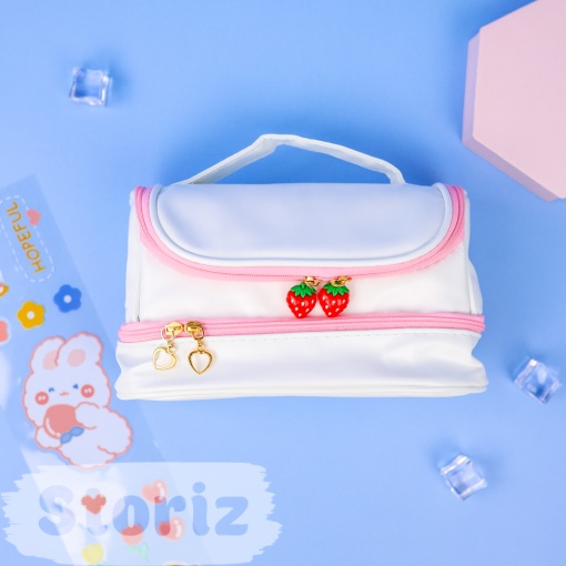 Косметичка "Strawberry", розовый