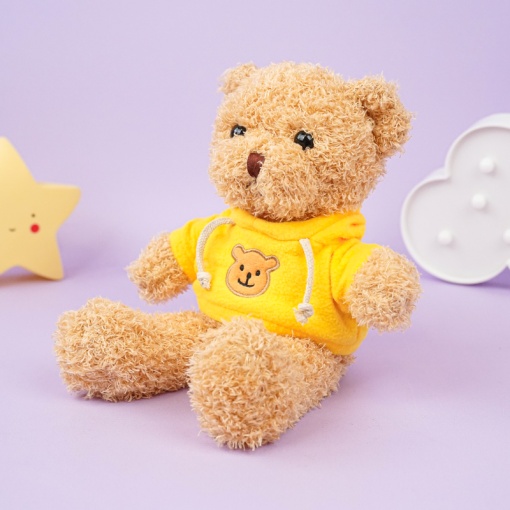 Мягкая игрушка "Милый медвежонок" желтый, 30см