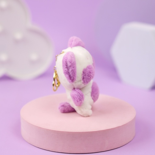 Мягкий брелок "Котенок Dudu" фиолетовый, 12 см