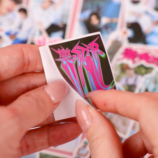 Наклейки для стикер бомбинга "K-Pop" SK STAR (100 шт.)