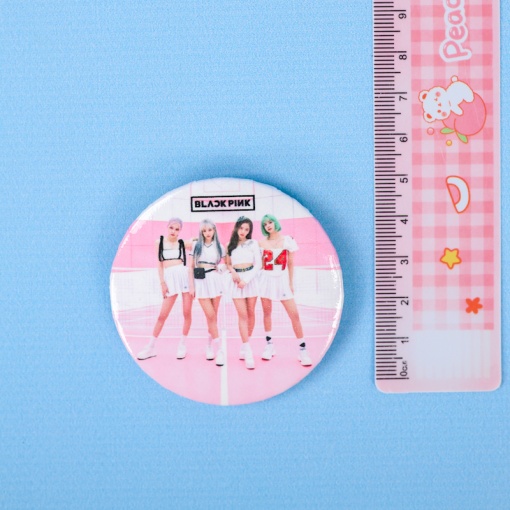 Значок круглый "K-pop" Blackpink №1, 56мм