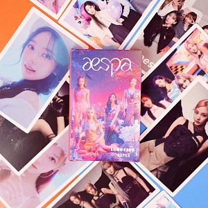 Набор картонных карточек "K-POP" Aespa №1, 30шт.