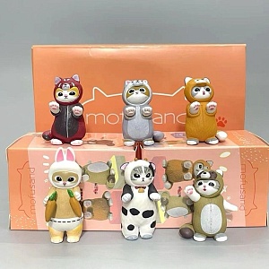 Фигурка "Котики в костюмах животных" в ассортименте 1шт оптом