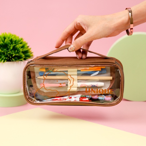 Пенал "Bear Unique" коричневый 