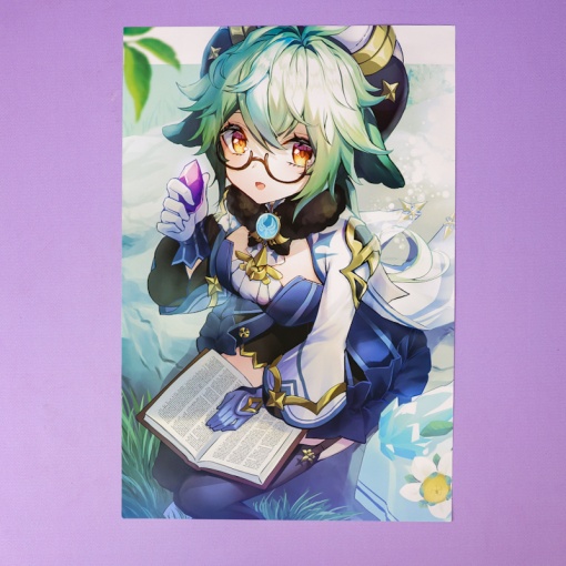 Набор постеров "Genshin Impact" 8 шт, 42х29см (№ 06) оптом