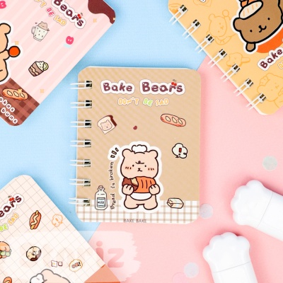 Блокнот "Bake Bears" A7, в ассортименте 1шт