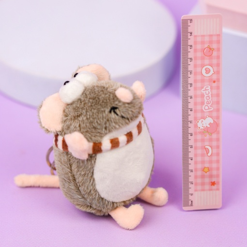 Мягкий брелок "Мышка" 10 см