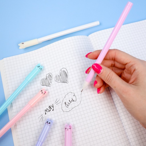 Ручка "Котик" в ассортименте 1 шт (черный)