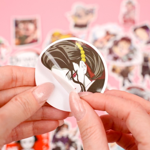 Наклейки для стикер бомбинга "Demon Slayer" (50 шт.)