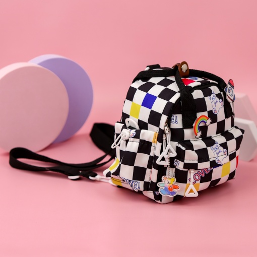 Сумка "Love bear" черно-белый