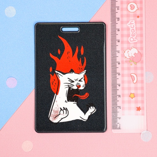 Чехол для карты "Fire cat" STORIZ