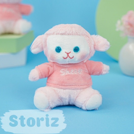 Мягкий брелок "Pink animals" 11 см