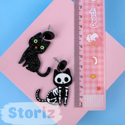 Серьги "Black Cat" X39-2