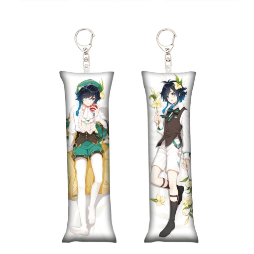 Мягкий брелок "Дакимакура" Genshin Impact, Венти,15см