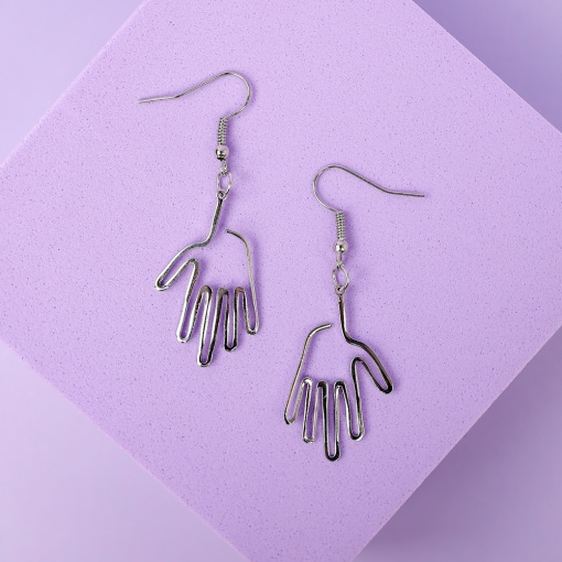 Серьги "Hands"