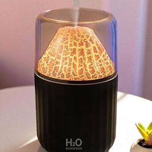 Мини-увлажнитель воздуха "Вулкан" черный (USB) оптом