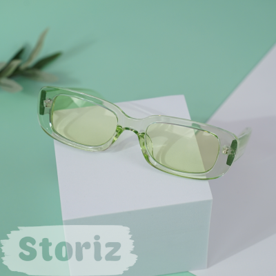 Солнцезащитные очки с чехлом "Transparent Green"