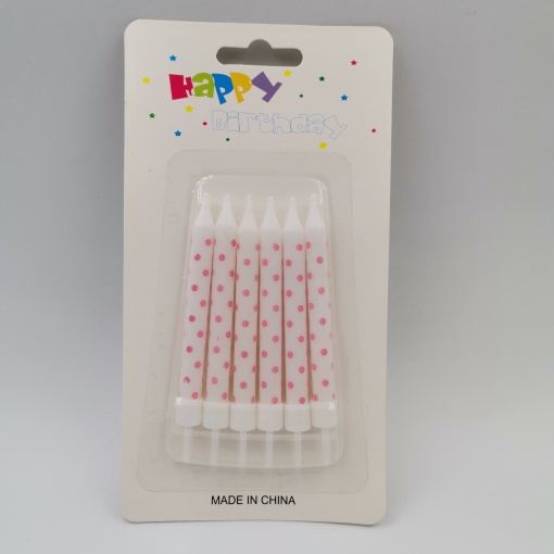 Свечи для торта "Pink" 10 шт. оптом