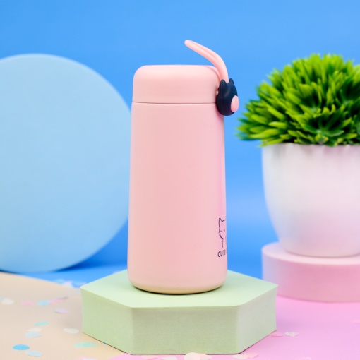 Термос "Cute Cat" розовый, 270мл оптом