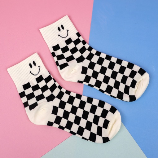 Носки "Smile" белые, р.37-41