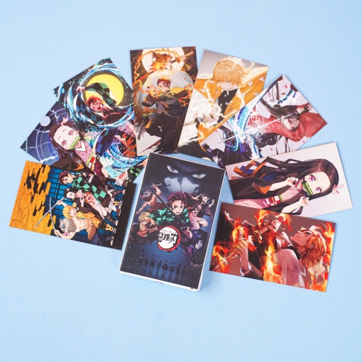 Набор картонных карточек "Demon Slayer" 30шт.
