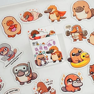 Набор наклеек "Cute platypus", 46 шт.