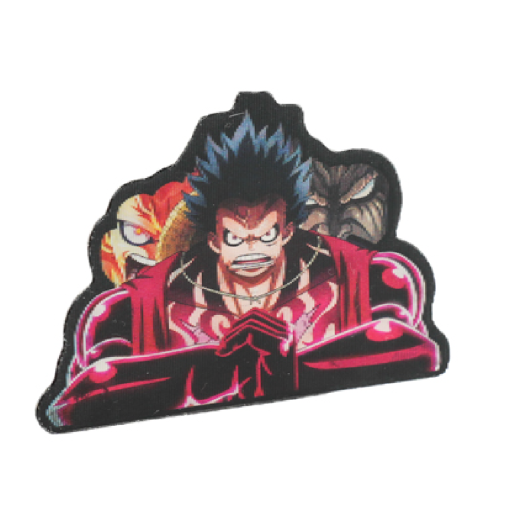 Наклейка голографическая "One Piece" 3D, №09