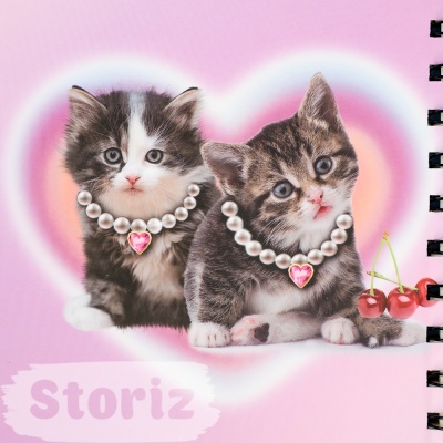 Блокнот на кольцах "Cute Kitten" А5