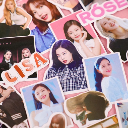 Наклейки для стикер бомбинга "K-POP" THE GAME (99 шт.)