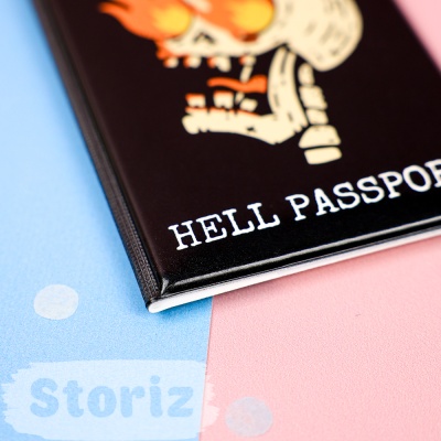 Обложка на паспорт "Hell" STORIZ