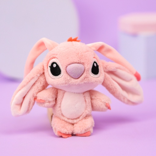 Мягкий брелок "Милый глазастик" розовый, 12см