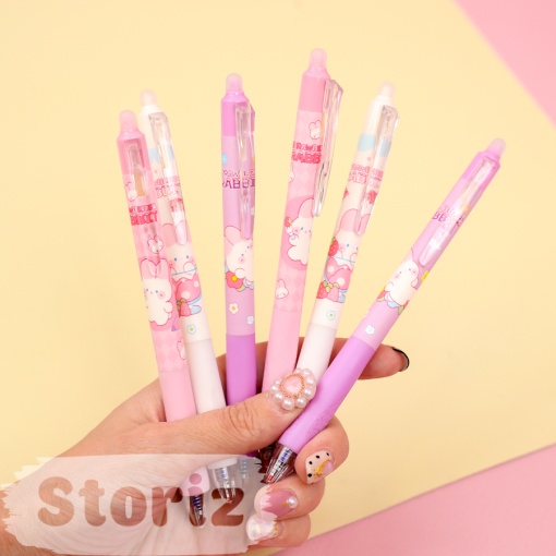 Ручка со стирашкой "Strawberry Rabbit" №33055, в ассортименте 1 шт. (синий)