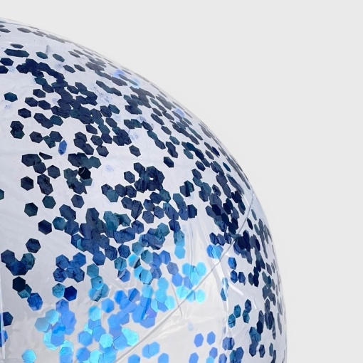 Пляжный мяч "Блестки" синий, 40см