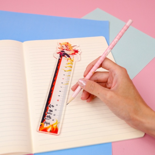 Линейка "Истребитель демонов" Ренгоку 16см