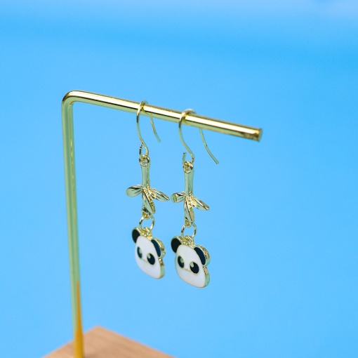Серьги "Панда"