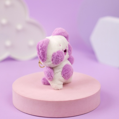 Мягкий брелок "Котенок Dudu" фиолетовый, 12 см