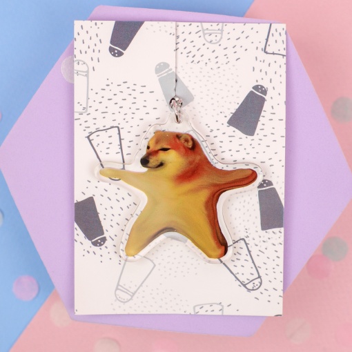 Брелок акриловый "Сиба-ину" №9